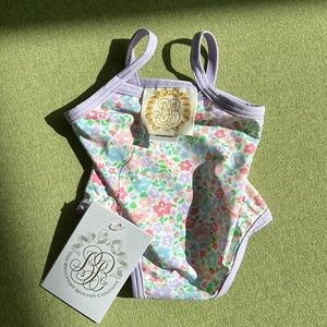 TBBC Dolly Barbados Bathing suit—mountain Brook mini floral/Lauderdale Lavender